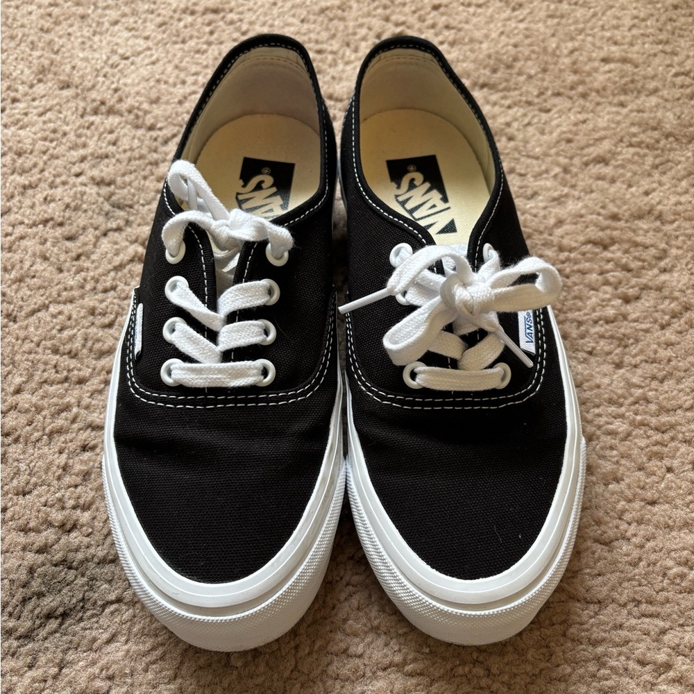 Vans Black and White Sneakers